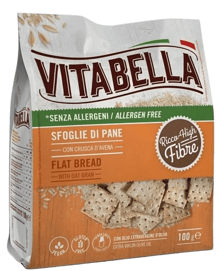 Vitabella Allergen-Free Flatbread with Oat Bran
