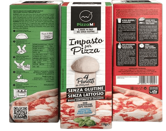 Stacked Italian Pizza Boxes
