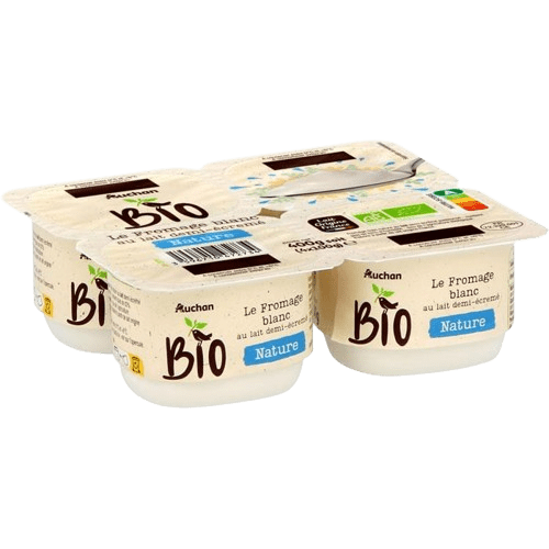 Auchan Organic Yogurt Containers