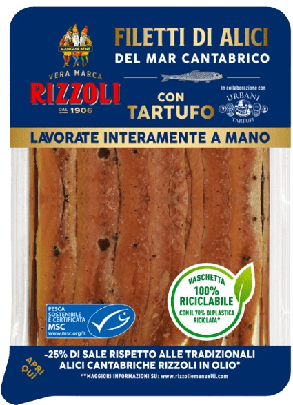 Rizzoli Cantabrian Anchovy Fillets – Sustainable Pack
