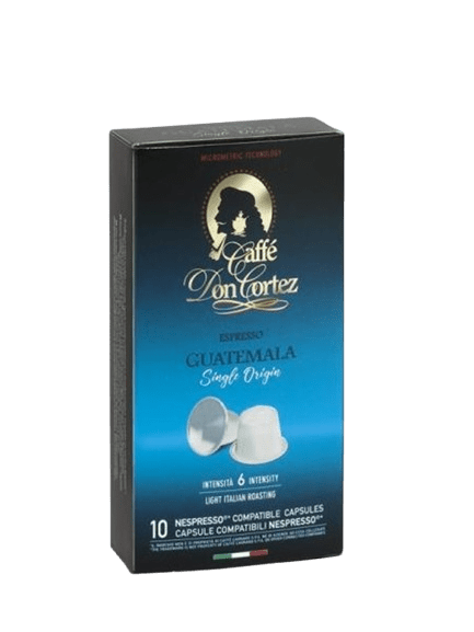 Café Con Cortez GUATEMALA Single Origin Coffee Capsules – Box of 10