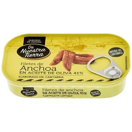 SABORES DE ESPAÑA Anchovy Fillets in Olive Oil