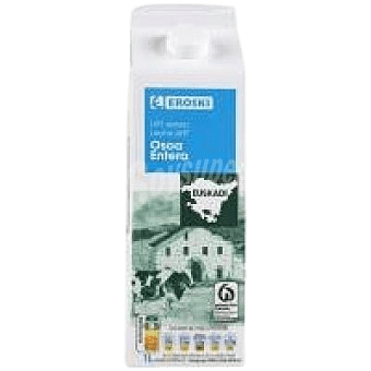 White Carton of "Entera 6" Whole Milk
