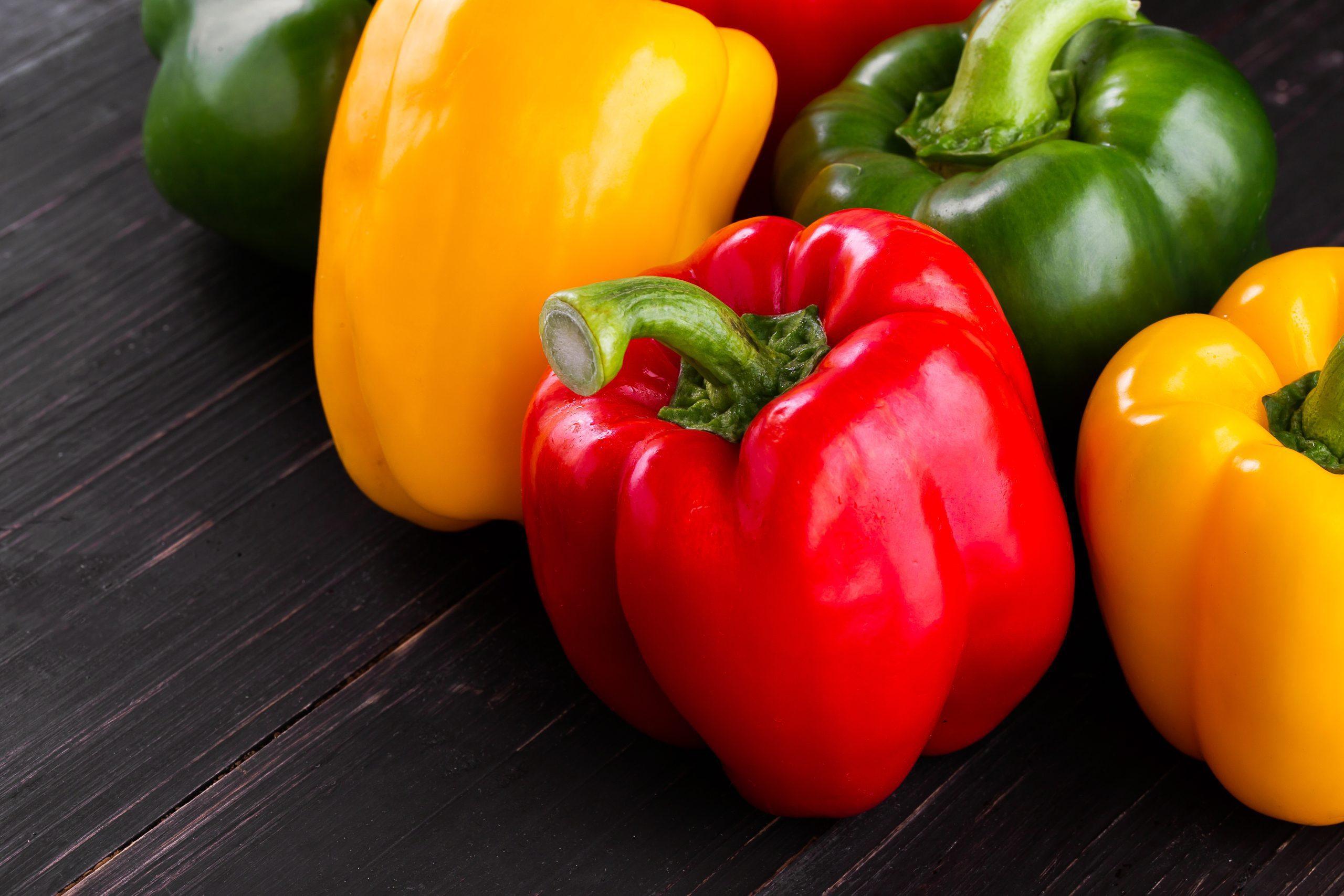 Colorful Bell Peppers – Red, Green & Yellow