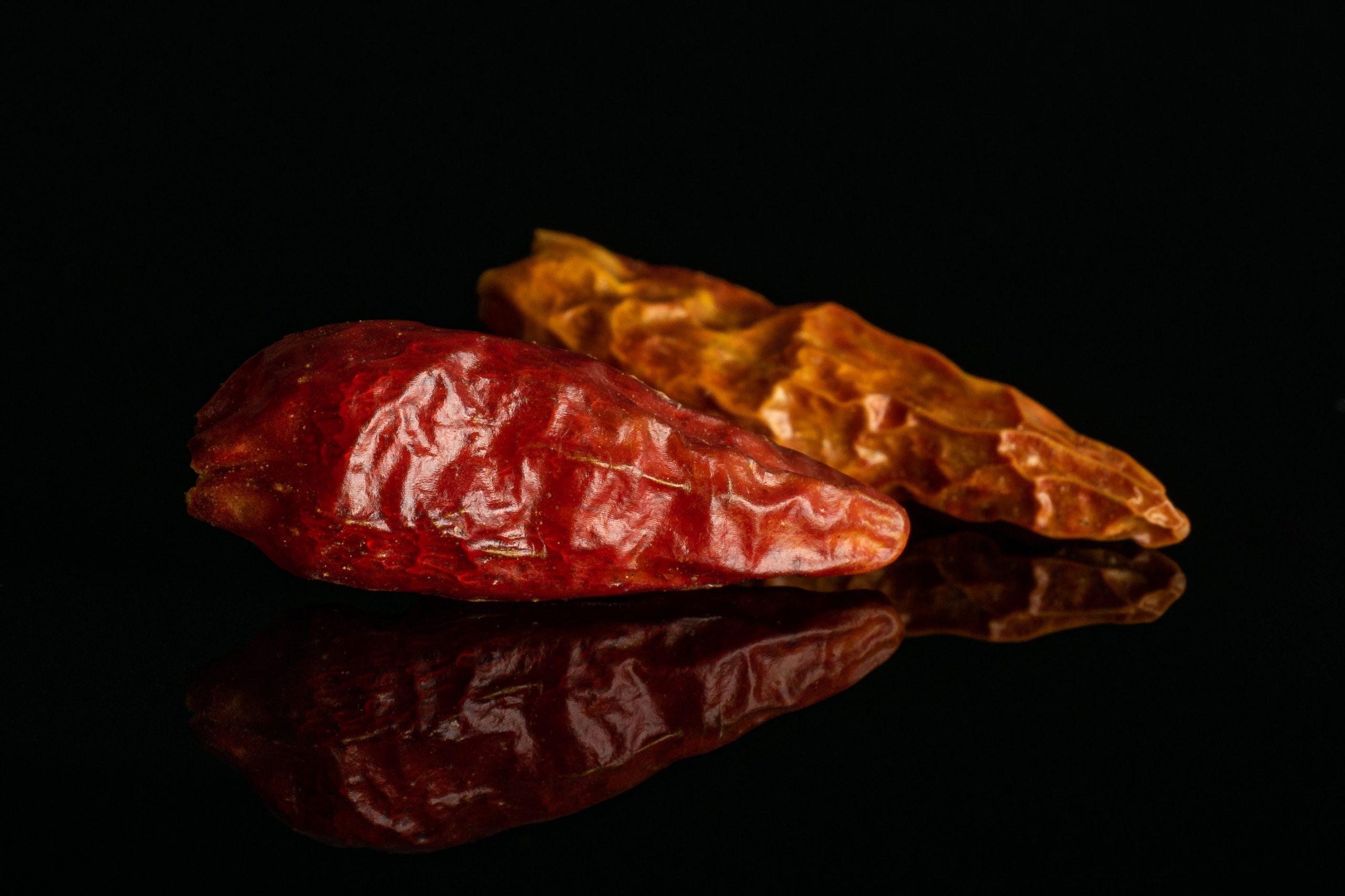 Assorted Red and Orange Chili Peppers