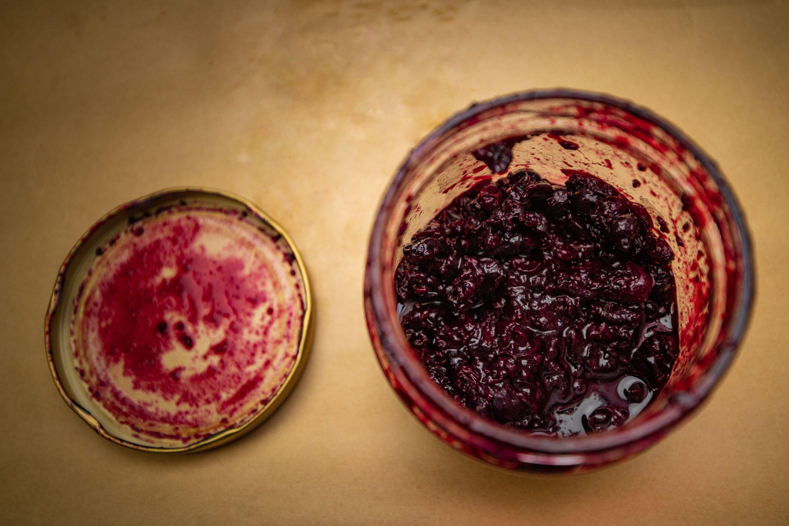 Jar of Homemade Fruit Jam